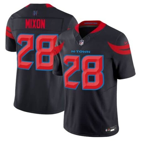 Men's Nike Joe Mixon Navy Blue Houston Texans #28 Vapor F.U.S.E. Limited Jersey